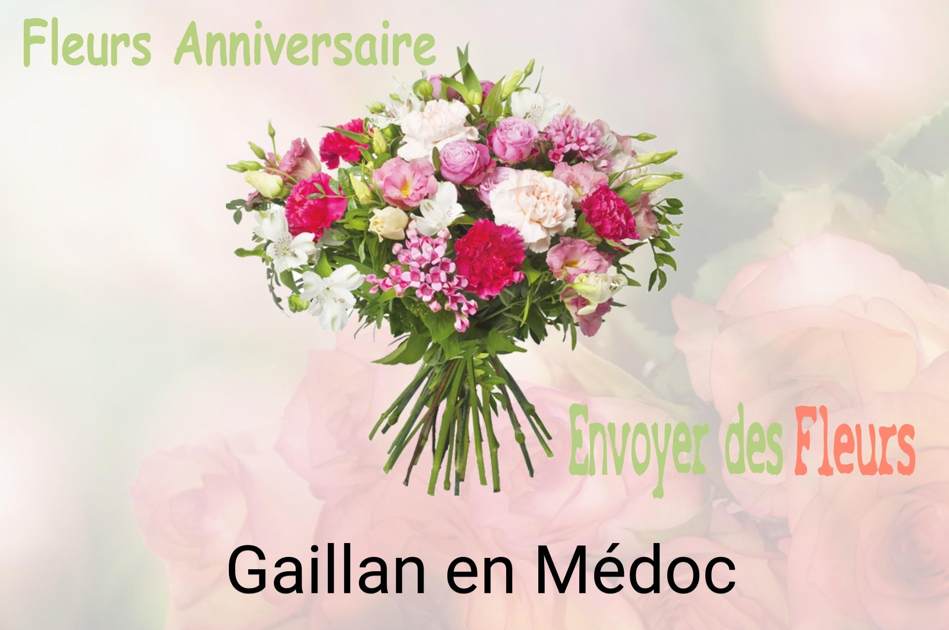 Bouquet de fleurs d’anniversaire livré à Gaillan-en-Médoc